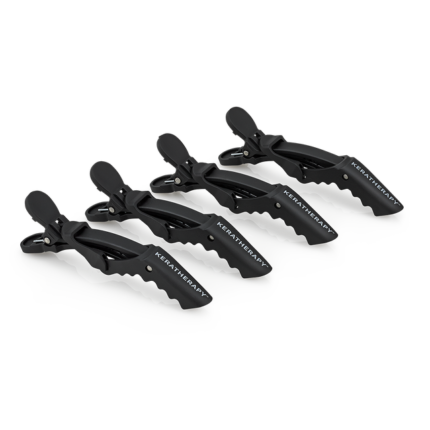 Keratherapy-Shark Clip 4-Piece Set Black