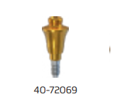 Straight Paltop Equator Abutment Conical H3mm